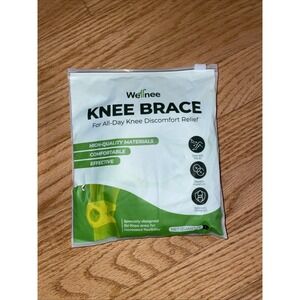 Wellnee Knee Brace For All Day Knee Discomfort Relief. One Size Fits All